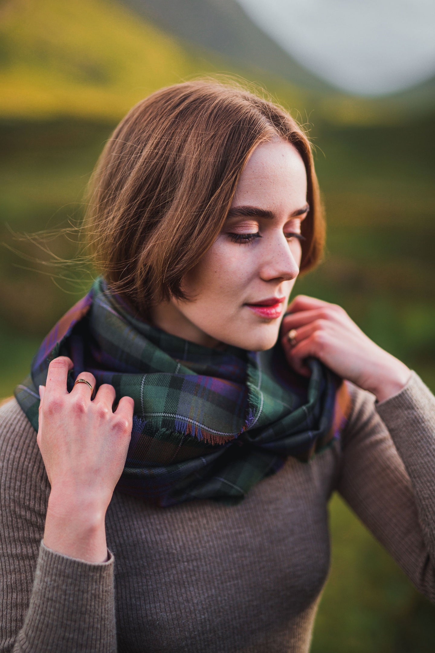 Isle of Skye Outlandish Cowl Wrap Scarf by LoullyMakes