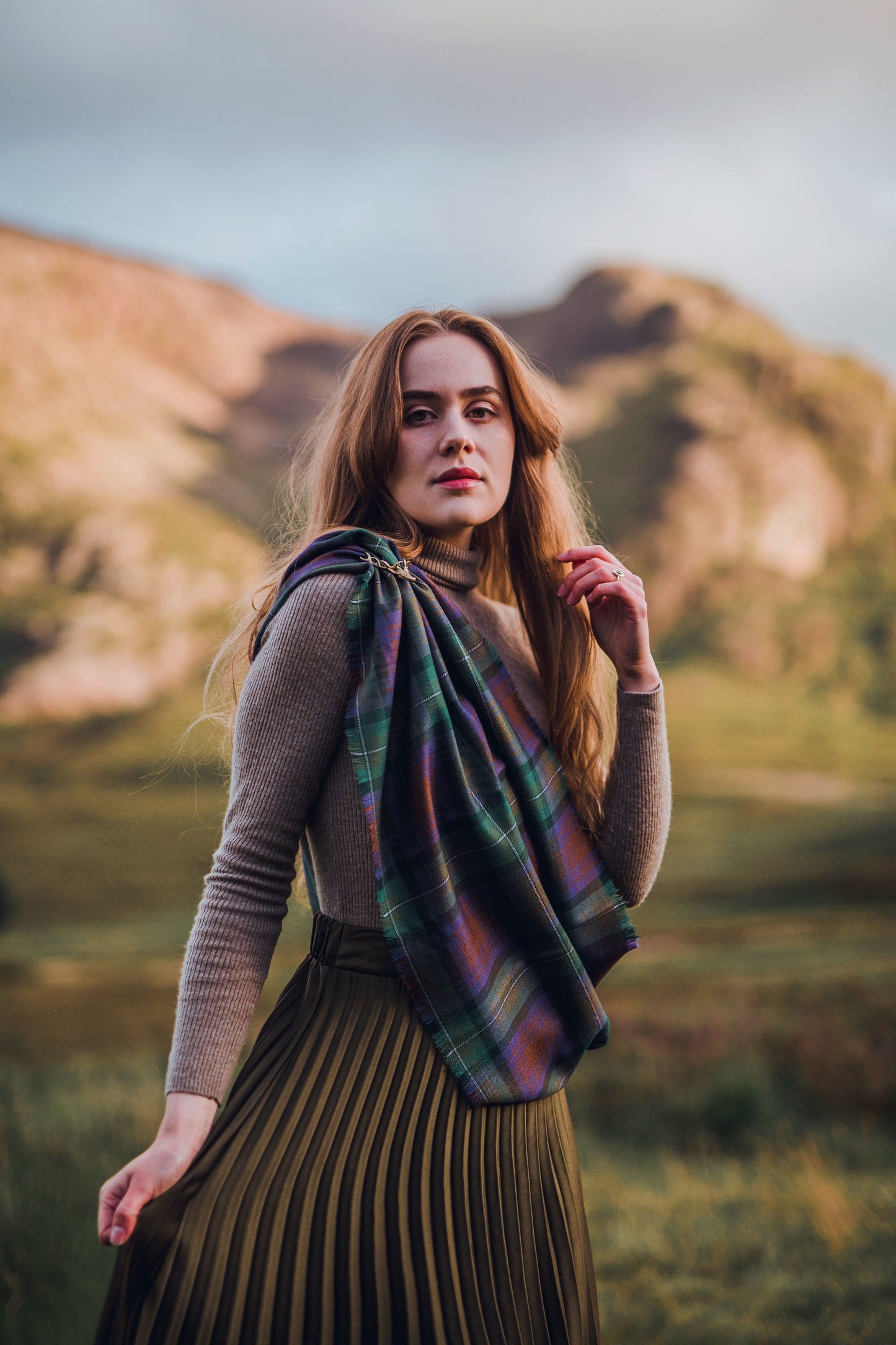 Isle of Skye Outlandish Cowl Wrap Scarf by LoullyMakes