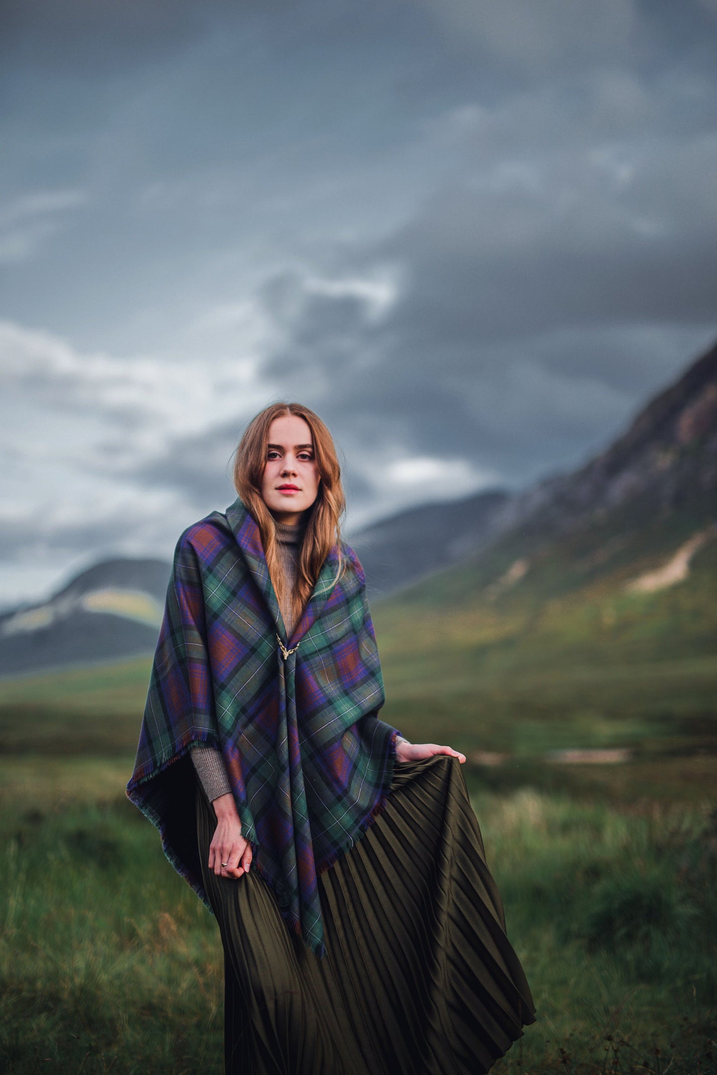 Isle of Skye Outlandish Shawl by LoullyMakes