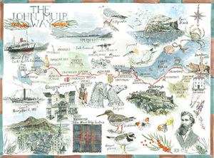 John Muir Way Tea Towel