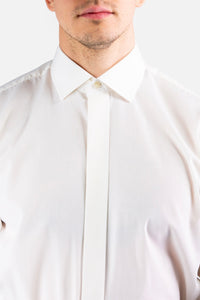Plain Collar Shirt (Cream)
