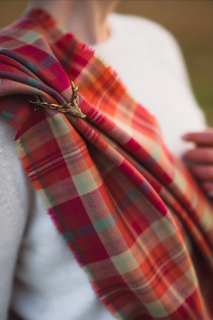 Highland Rose Outlandish Cowl Wrap Scarf by LoullyMakes