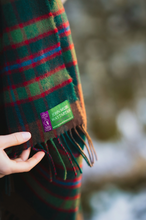 Load image into Gallery viewer, John Muir Way Tartan Lambswool Poncho by LoullyMakes