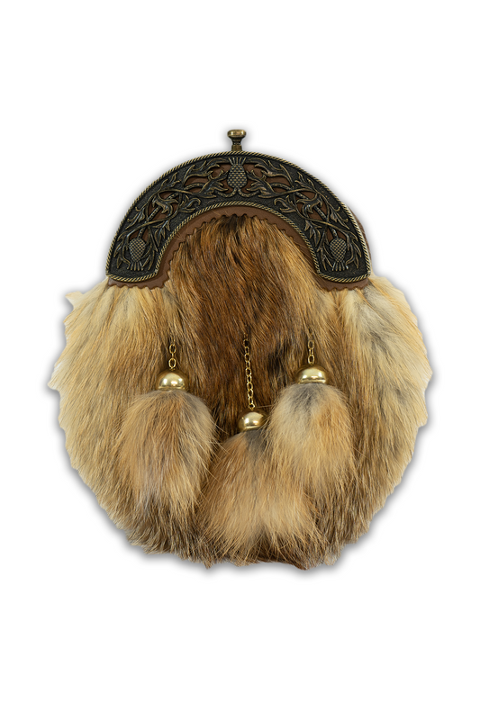 Brass Thistle Dress Sporran
