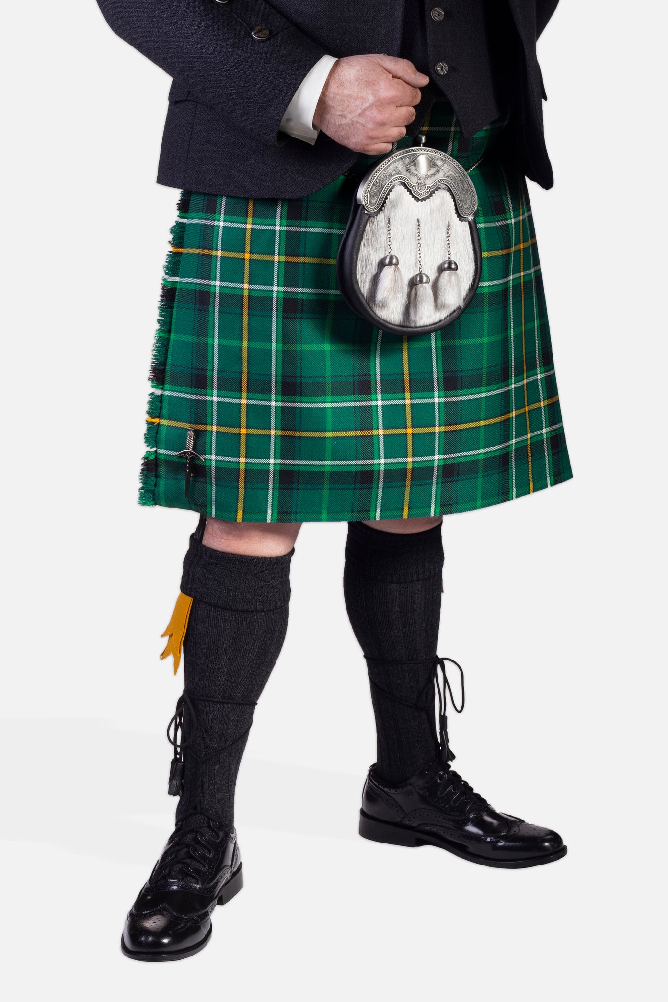 Celtic FC / Charcoal Holyrood Kilt Hire Outfit