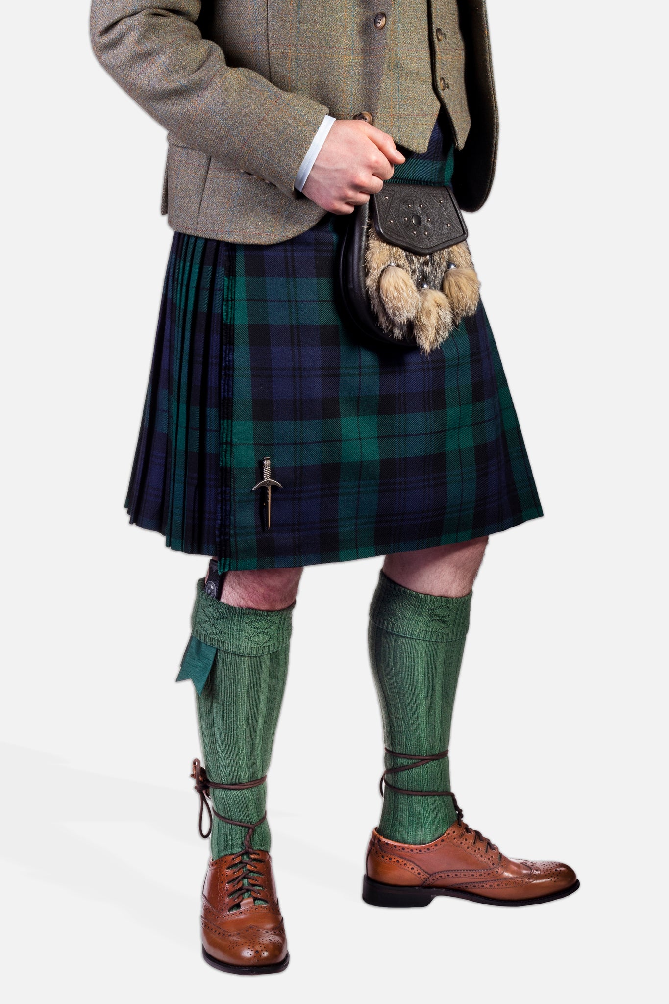 Black Watch / Lovat Nicolson Tweed Kilt Hire Outfit