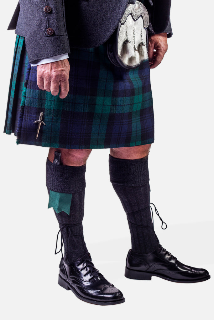 Black Watch / Charcoal Holyrood Kilt Hire Outfit