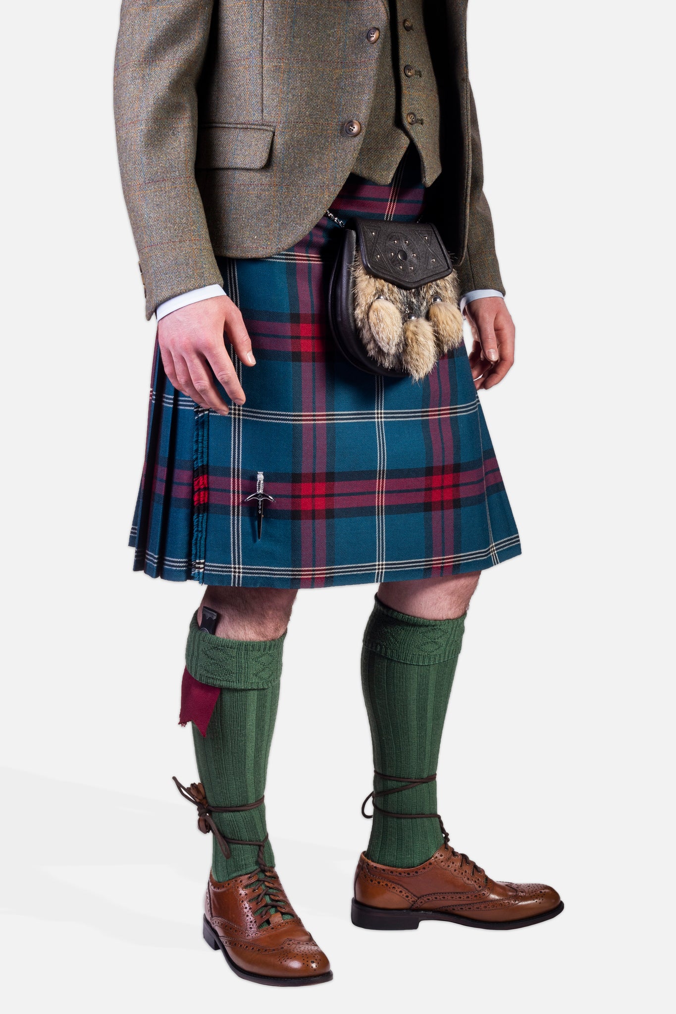 University of Edinburgh / Lovat Nicolson Tweed Kilt Hire Outfit