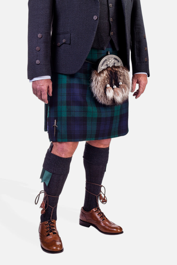 Black Watch / Charcoal Holyrood Kilt Hire Outfit