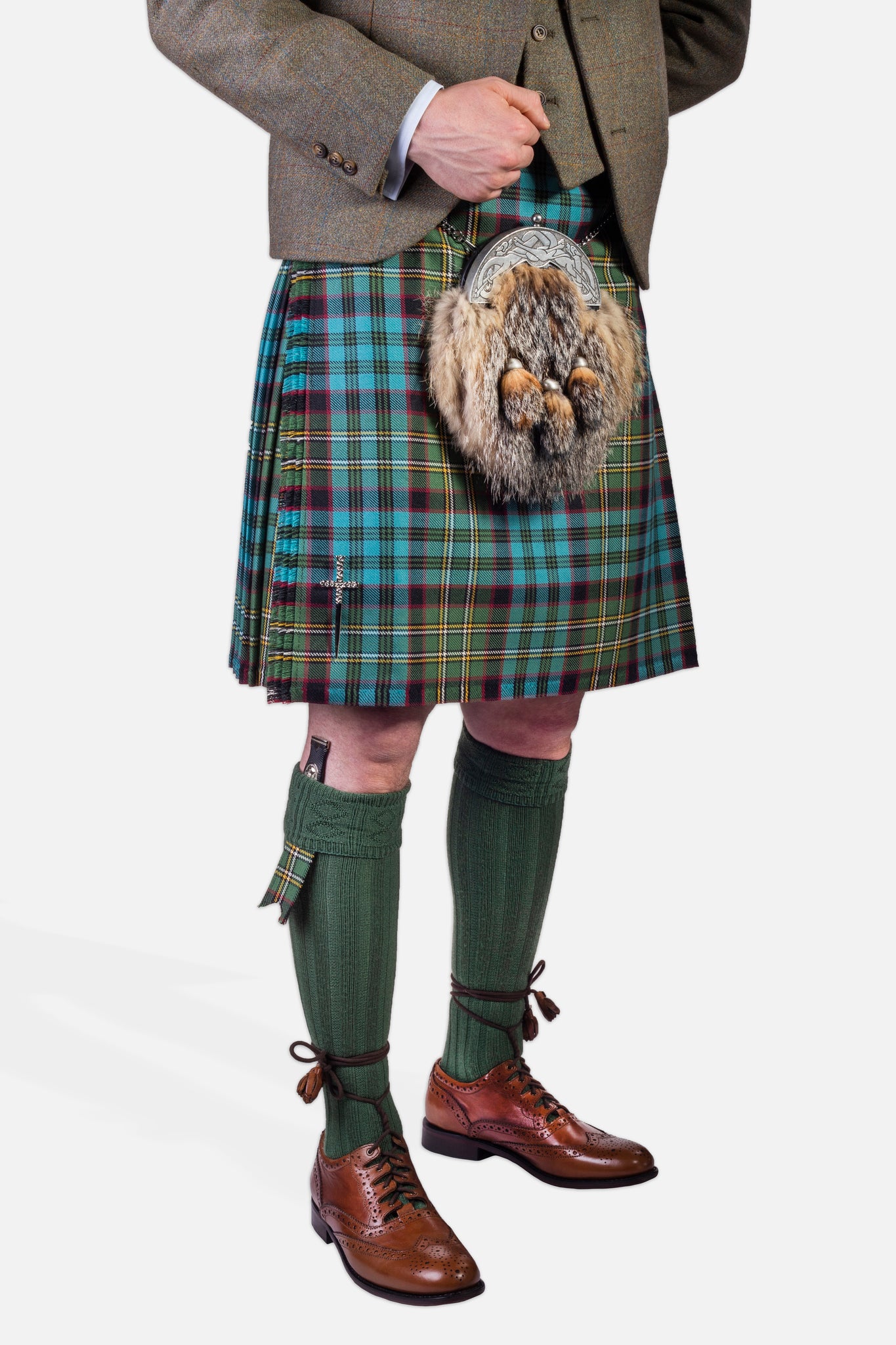 Hunting Nicolson Muted / Lovat Nicolson Tweed Kilt Hire Outfit