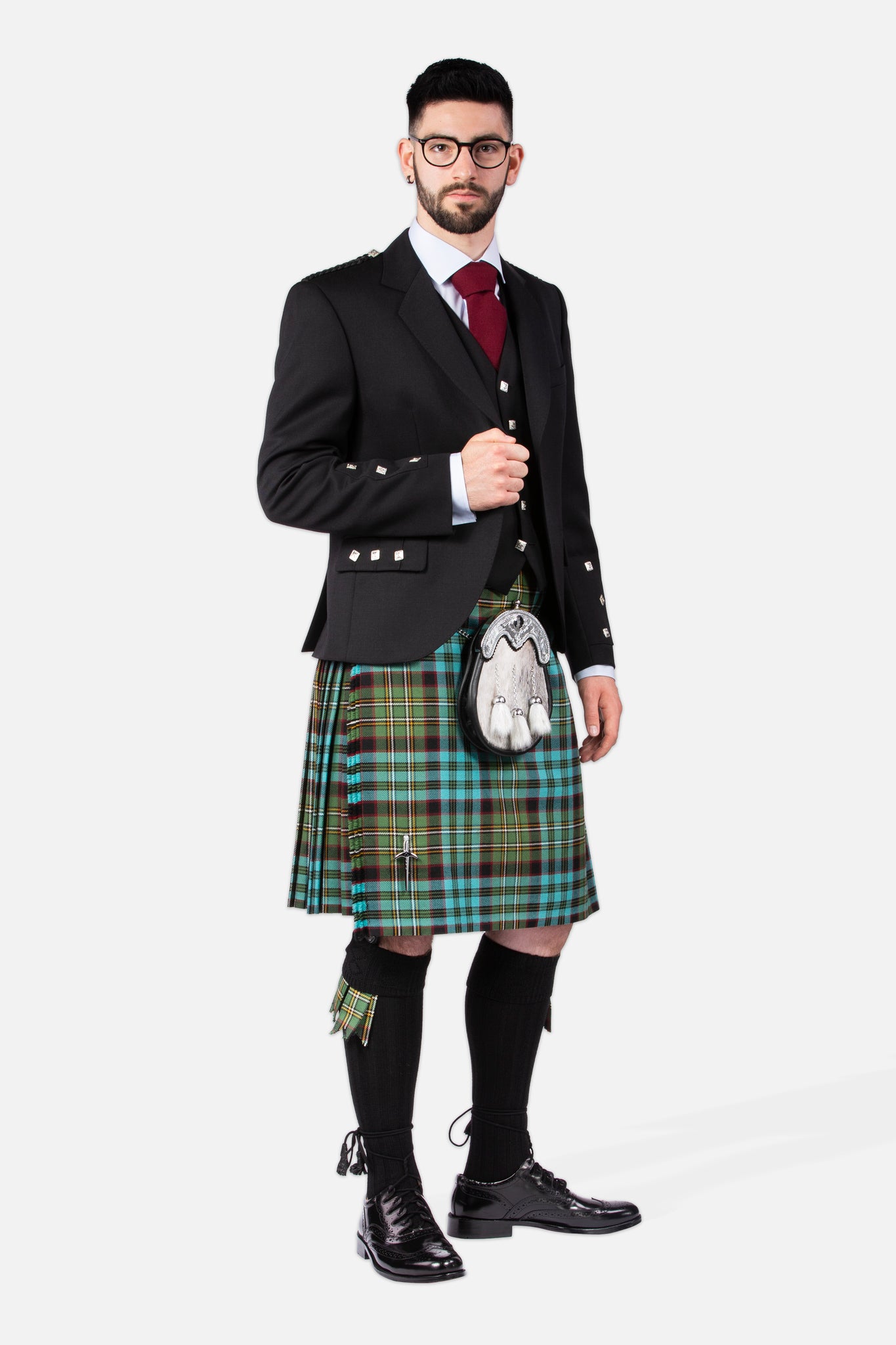 Hunting Nicolson Muted Argyll Hire Outfit