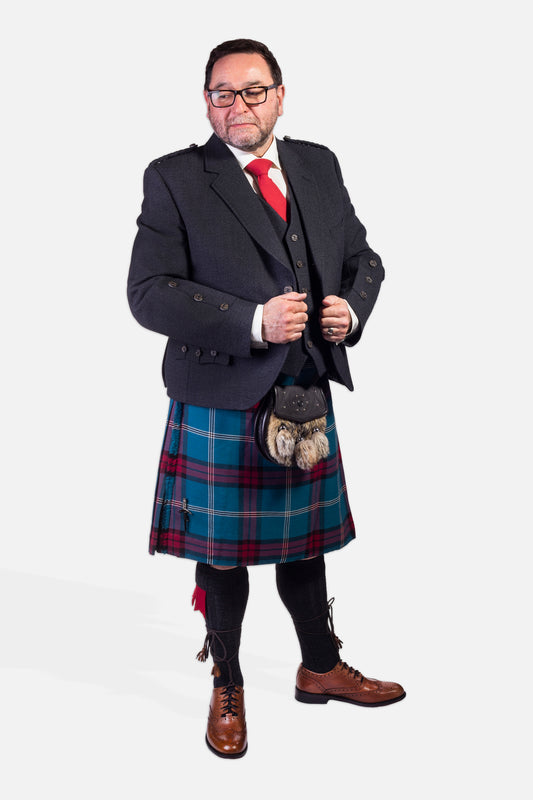 University of Edinburgh / Charcoal Holyrood Kilt Hire Outfit