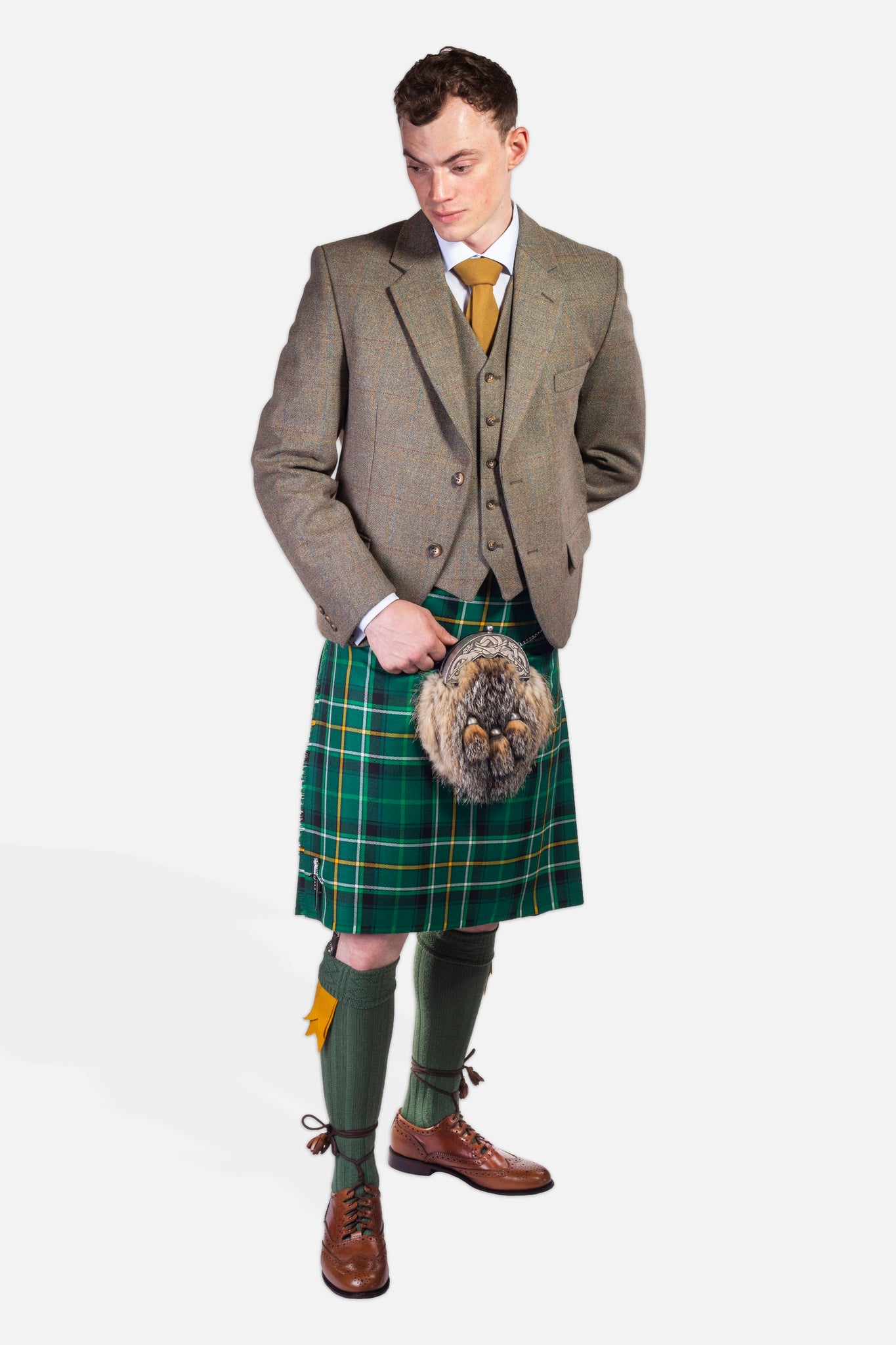 Celtic FC / Lovat Nicolson Tweed Kilt Hire Outfit