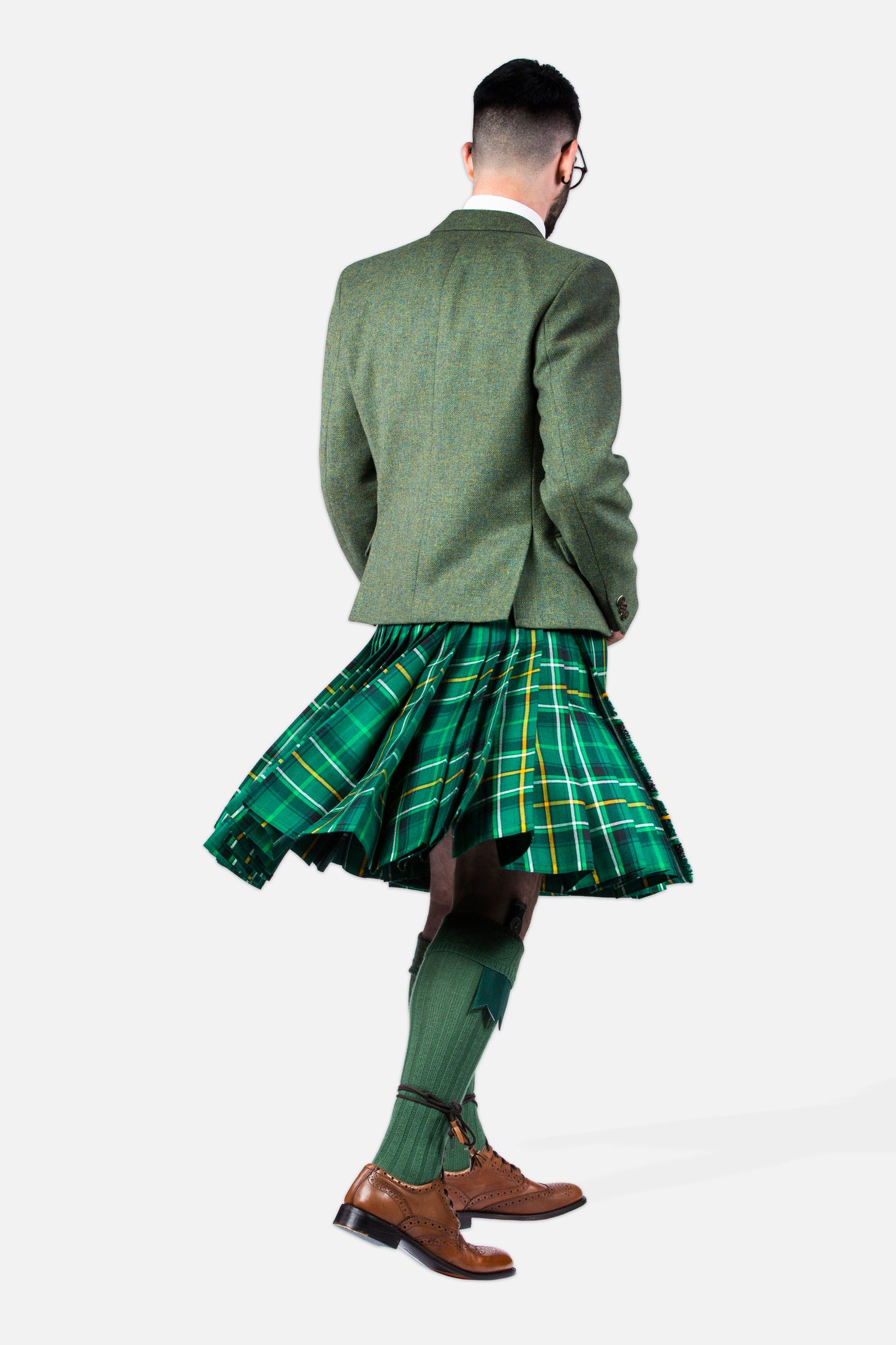 Celtic FC / Lovat Green Tweed Kilt Hire Outfit