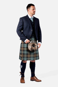 Black Watch Weathered / Lovat Navy Tweed Hire Outfit