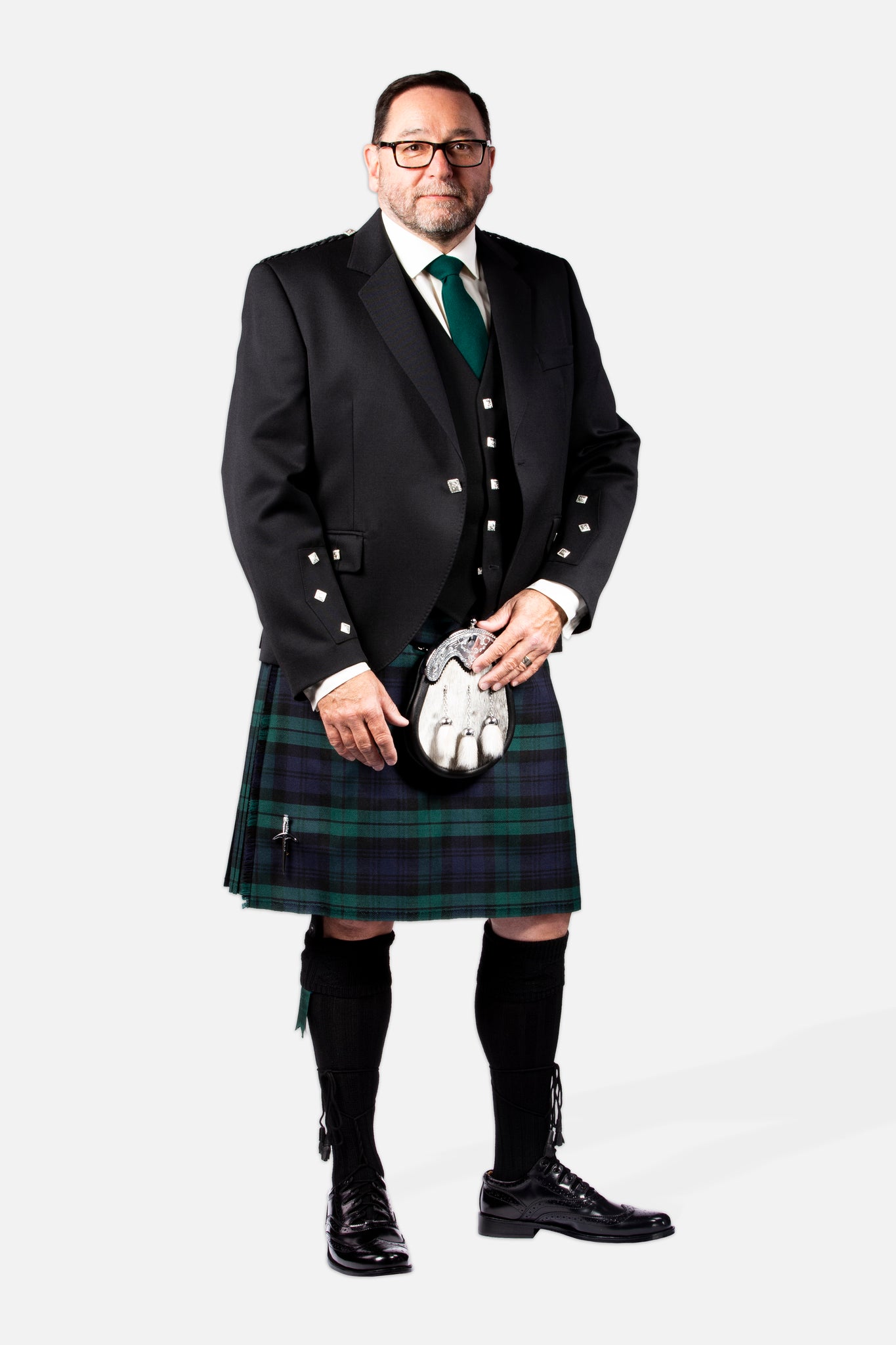 Black watch store kilt outfit