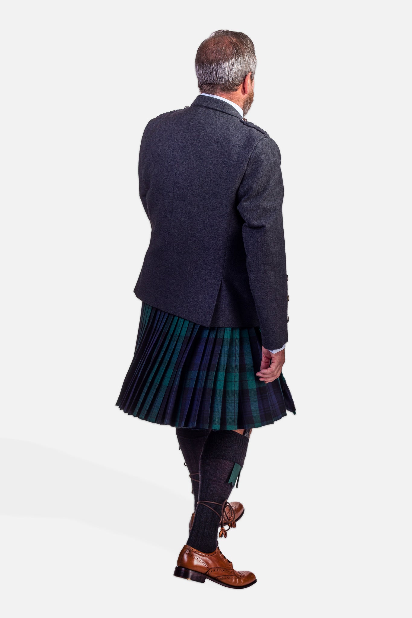 Black Watch / Charcoal Holyrood Kilt Hire Outfit