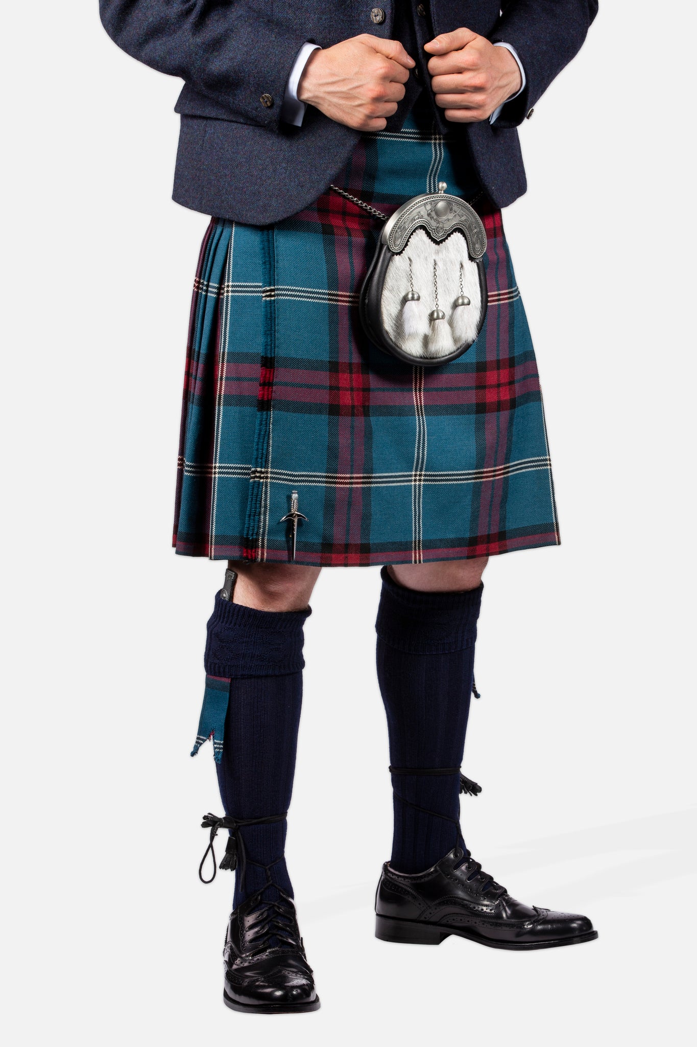 University of Edinburgh / Lovat Navy Tweed Kilt Hire Outfit