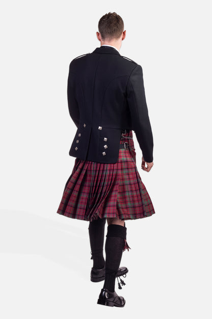 Red Nicolson Muted / Prince Charlie Kilt Hire Outfit